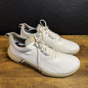 ECCO Biom Shoes Mens Size 11 11.5 White Gray Extra Width Comfort Casual Lace Up